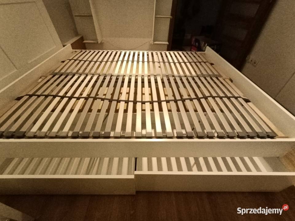 ikea lnset 160x200 łóżko ze stelażem i Wrocław sprzedam
