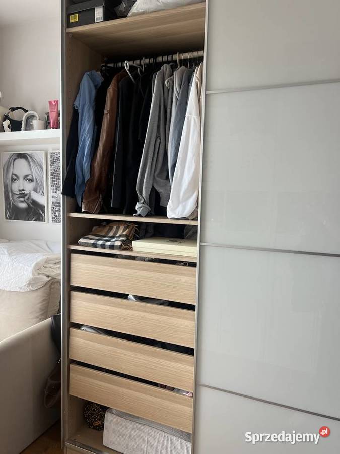  IKEA PAX 201x150x66 szafa przesuwna matowe Kraków sprzedam