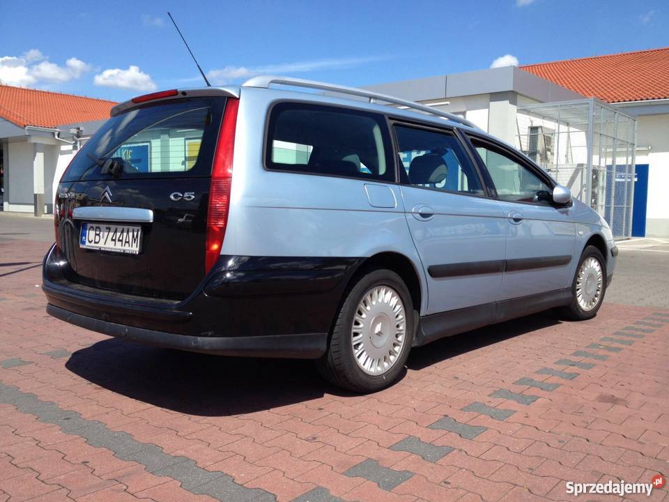 Citroen c5 błękitny metalik 2003 kombi niebieski Bydgoszcz