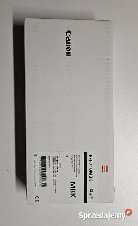Canon Tusz PFI710MBK Matte Black 700 ml Kraków