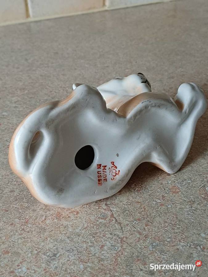 vintage figurka Łomonosow