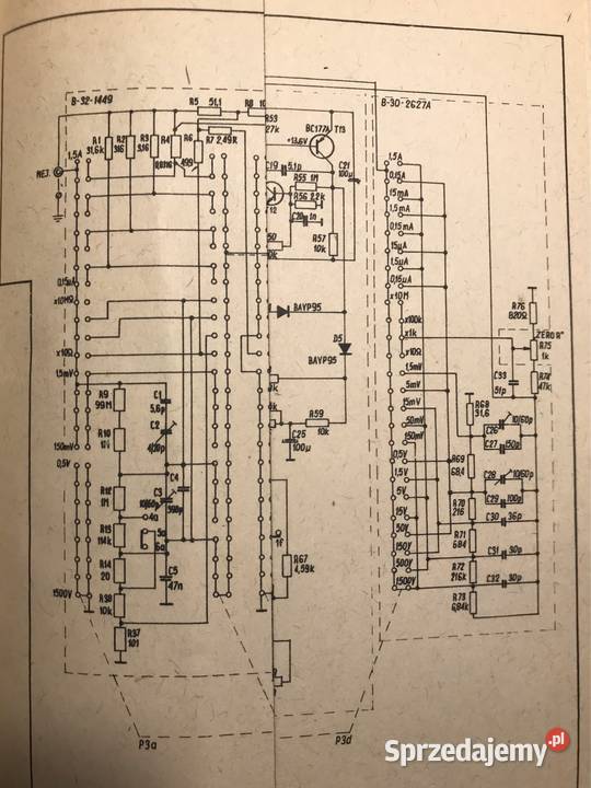 Multimetr V 640 instrukcja serwisowa Części i akcesoria sprzedam
