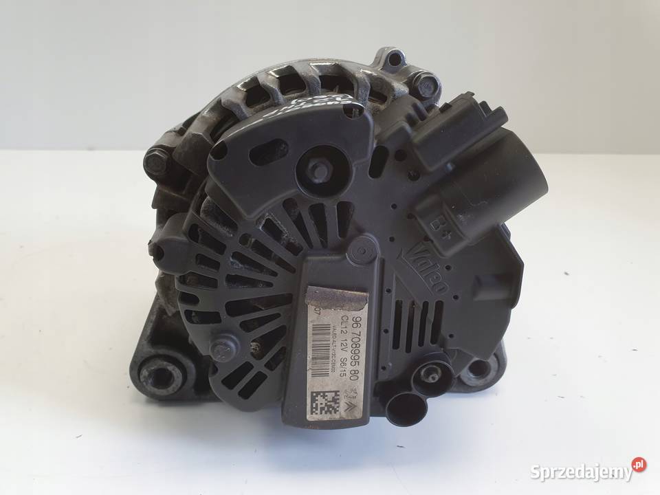 Peugeot 3008 12 THP ALTERNATOR Valeo 9670899580 Układ elektryczny silnika Janów