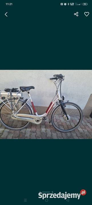 Rower Sparta z elektrycznym wspomaganiem Męcina