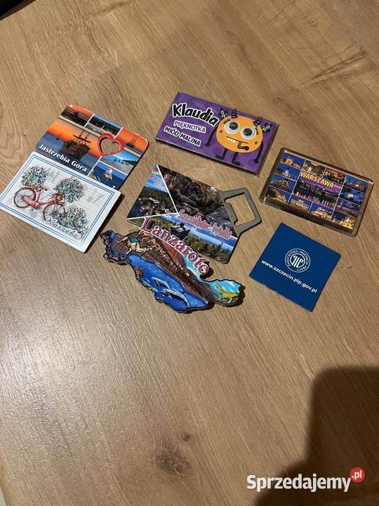 Zestaw różnych magnesów Gdańsk