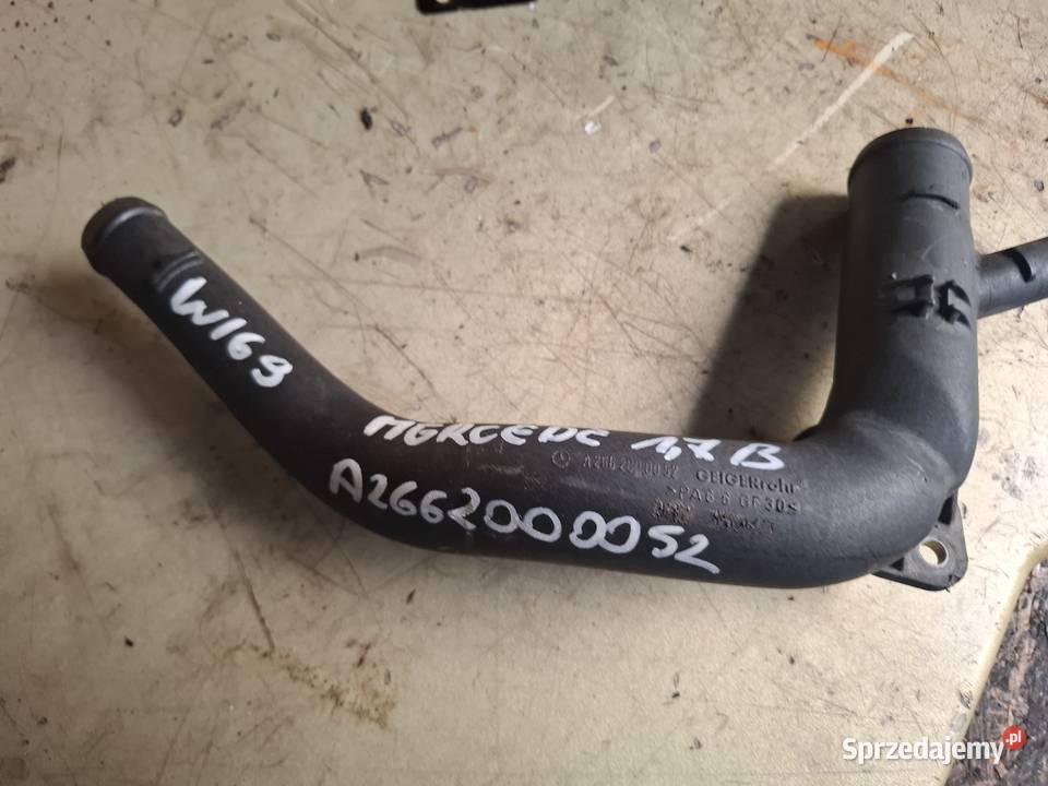 MERCEDES W169 W245 17 rura wody A2662000052 osobowe