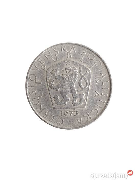 Stara moneta 5 koron Czechosłowacja 1973 unikat Cieszyn sprzedam