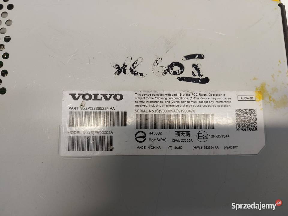 VOLVO XC60 II Wzmacniacz audio 32265284