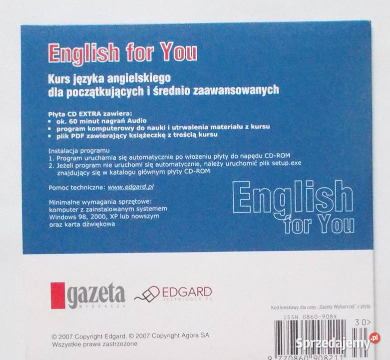 nauka języka angielskiego na płycie English for Olsztyn sprzedam