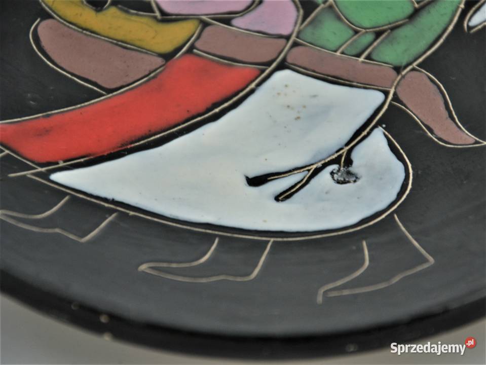 talerz patera na ścianę ceramika lata 5060te 17 Warszawa