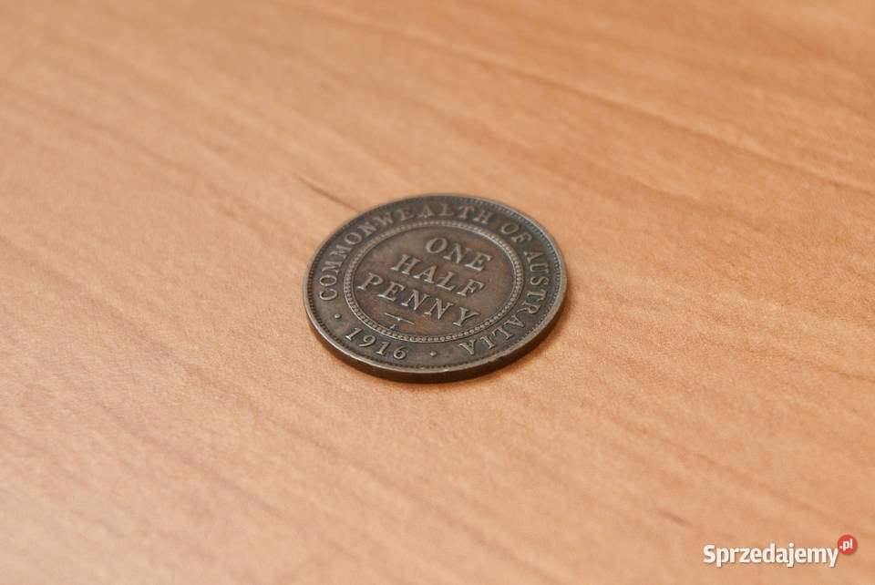 NUMIZMATYKA Australia 1916 ONE HALF 12 PENNY