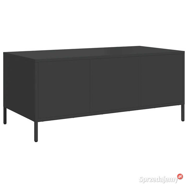 Stolik kawowy czarny 1015x50x435 stal WM851274 mazowieckie Warszawa