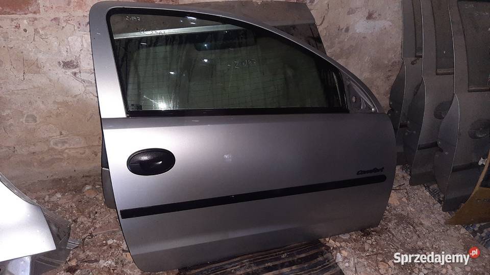 corsa c drzwi prawe kompletne Z147 3 drzwi wielkopolskie Rawicz sprzedam