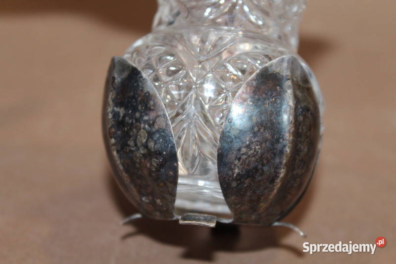 Wazon na posrebrzanej nóżce ne 1073 Szczecin