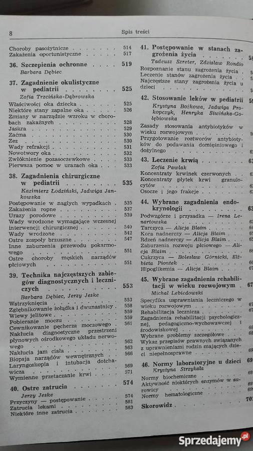 Vademecum Pediatrii PZWL red BGórnicki i BDębiec Olsztyn sprzedam