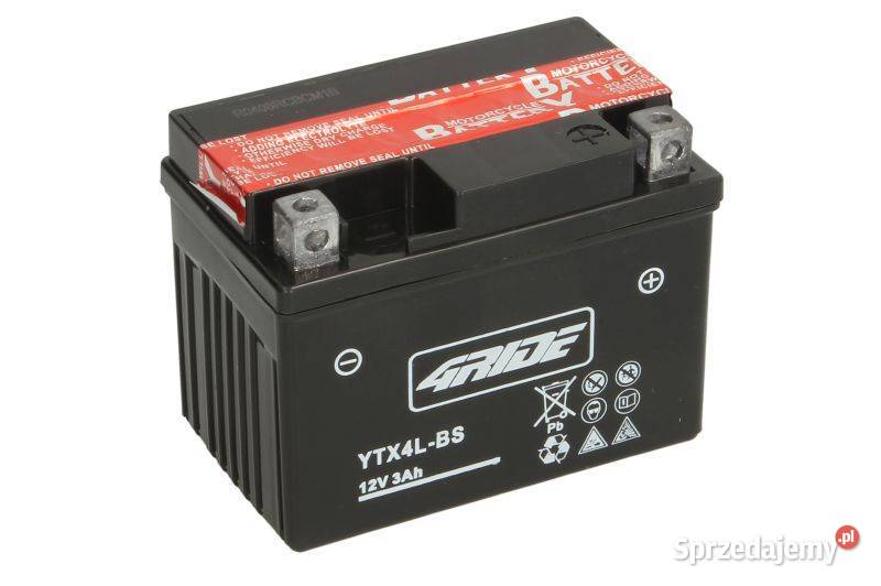 Akumulator motocyklowy 4 RIDE YTX4LBS 12V 36Ah Akumulatory motocyklowe Wrocław