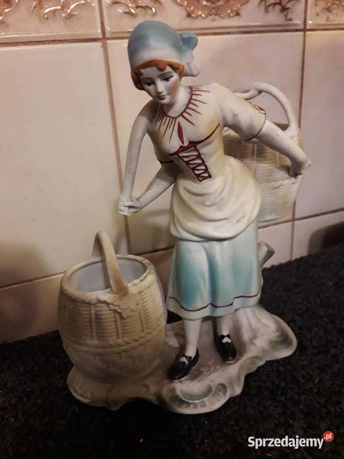 Figurka kobieta z koszami ARPO Made in Romania Warszawa sprzedam