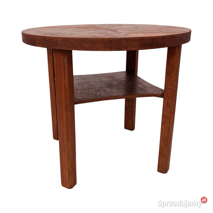 Okrągły stolik kawowy MidCentury Art Deco