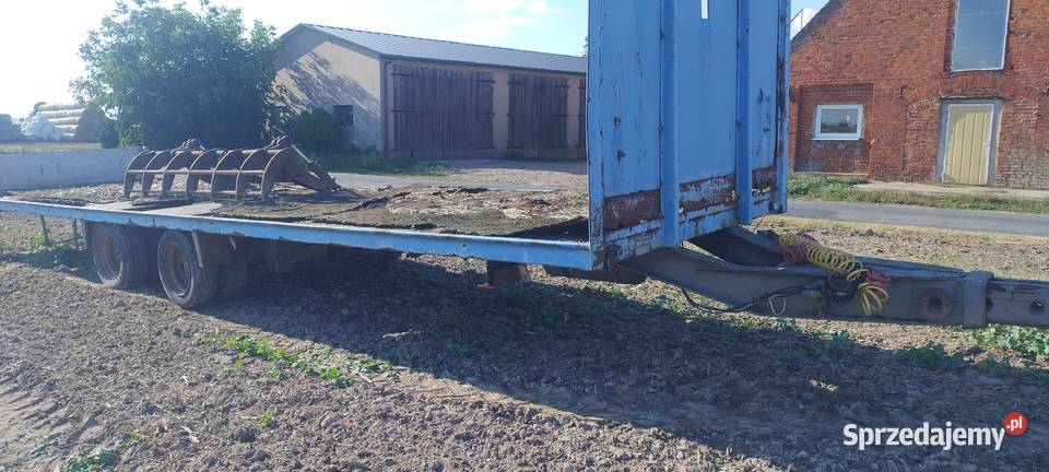 Przyczepa laweta do słomy nieuszkodzony sprzedam