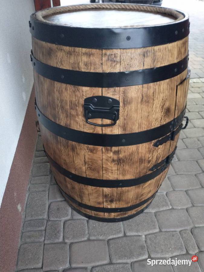 Opalany barek LED z beczki dębowej whisky Żywiec