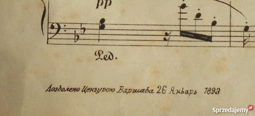 ANTYK Stare nuty oprawiony zbiór ocenzurowany Kraków