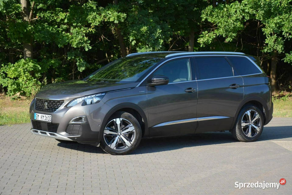 Peugeot 5008 GTLine Radar ACC Skóry 7foteli Navi gniazdo SD Ostrów Mazowiecka