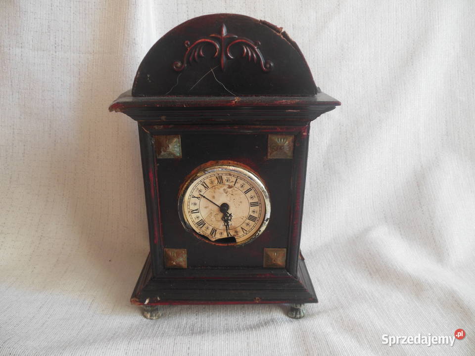 Zegar drewniany PRL świętokrzyskie Kielce