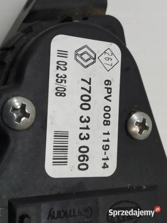 PEDAŁ POTENCJOMETR GAZU 7700313060 Opel Vivaro I sprzedam