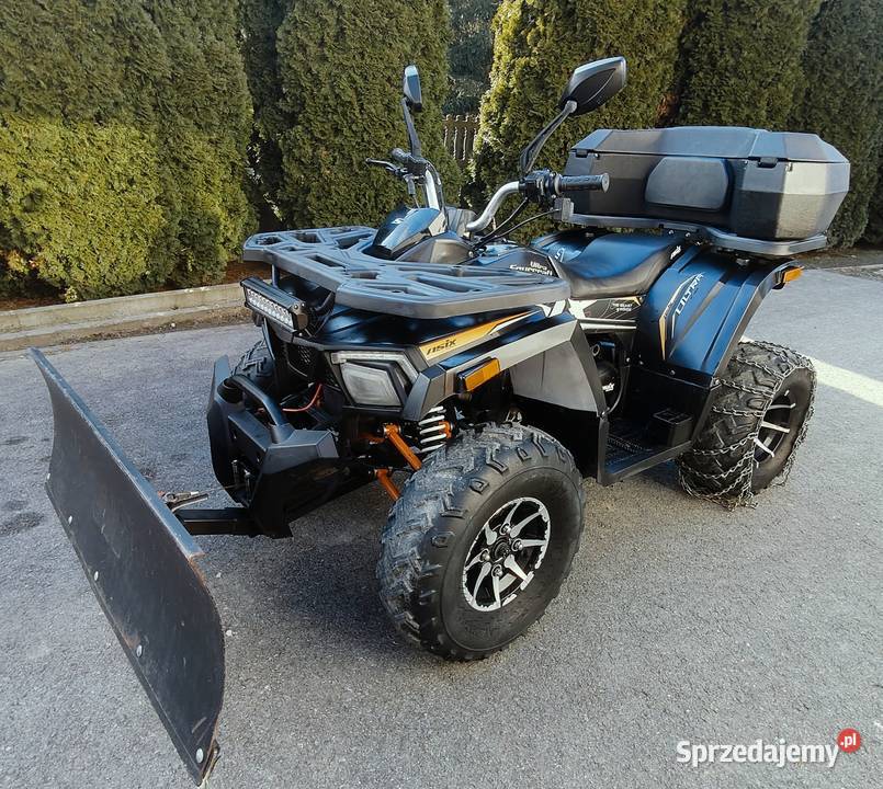 Quada Asix Fourcraft 250 Pług Kufer Łańcuchy nieuszkodzony Potok