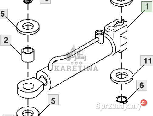 John Deere 7600 7700 7800 Siłownik RE158651 Pozostałe sprzedam