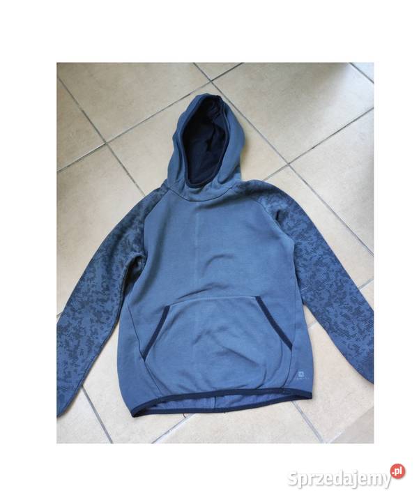 bluza polar dziecięca z kapturem sportowa uniseks