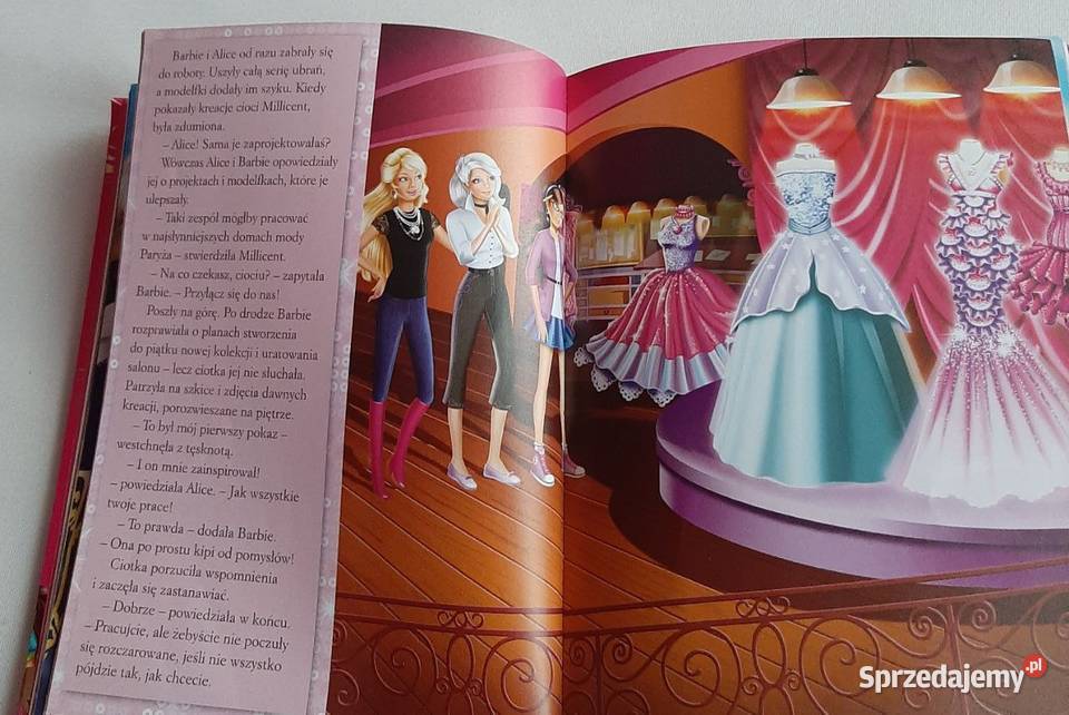 Książka dziewczynek Barbie Złota księga bajek Dla Dziecka Zabrzeg