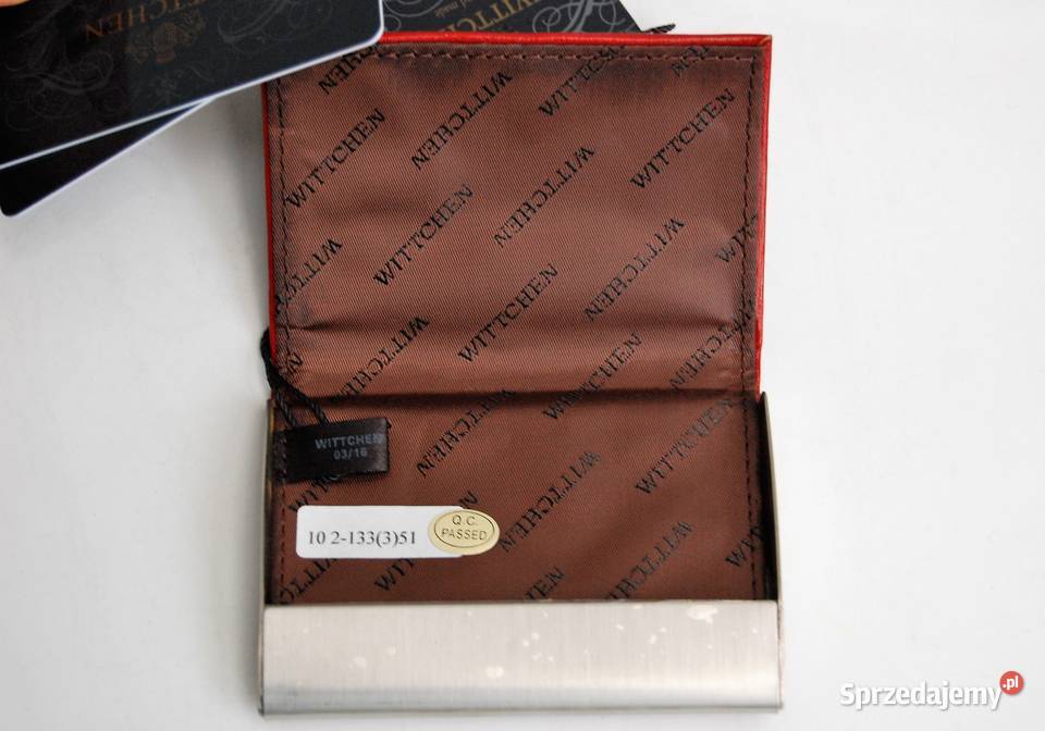 Wittchen Arizona etui na wizytówki czerwona Pozostałe Lublin