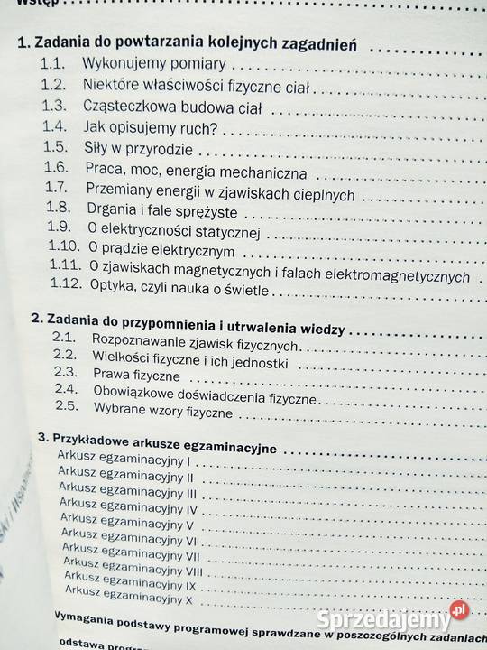 Fizyka ZamKor Szybkie i niezawodne przygotowanie Antykwariat Warszawa