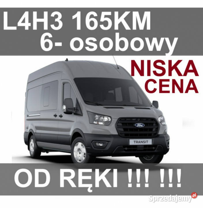 Ford Transit L4H3 165 BiKsenon Super Brygadowy bluetooth Szczecinek