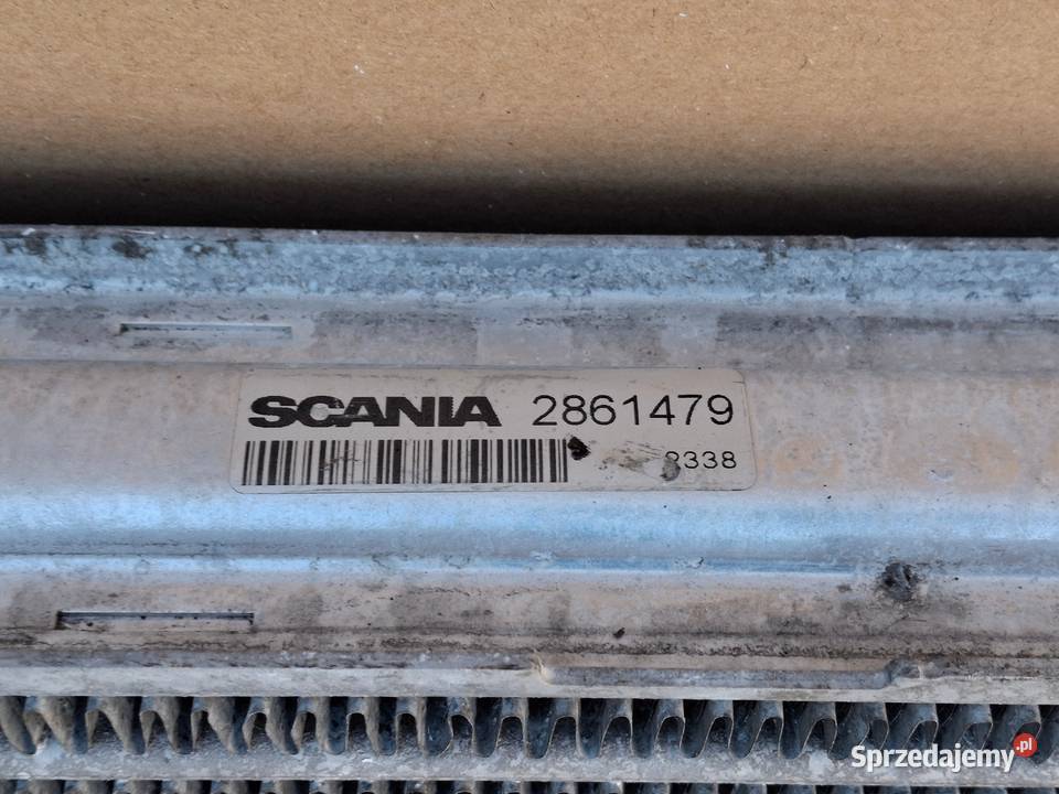 SCANIA R INTERCOOLER CHŁODNICA POWIETRZA Bieleń