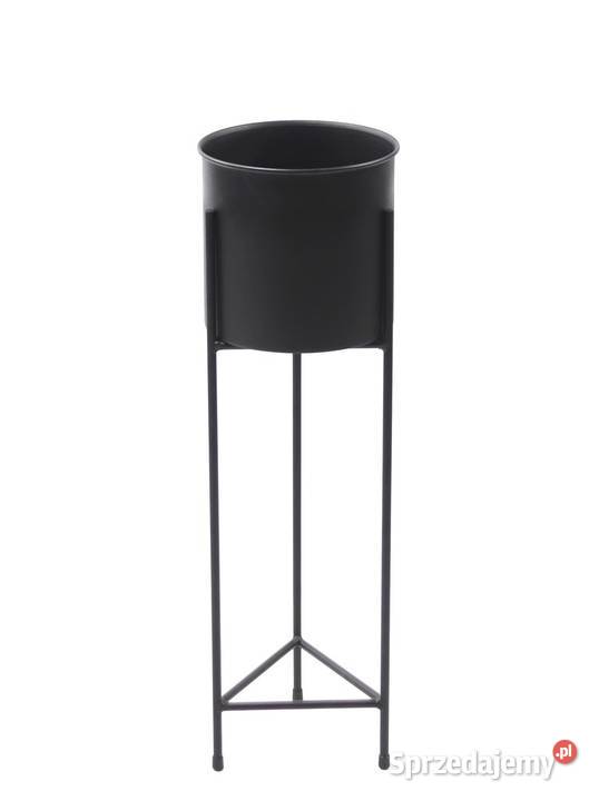 Kwietnik Metalowy Stojak na kwiaty z donicą 70 mazowieckie Sobienie-Jeziory