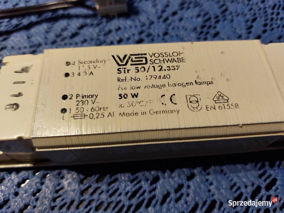 Transformator 230V12V 50W Pozostałe Zielona Góra