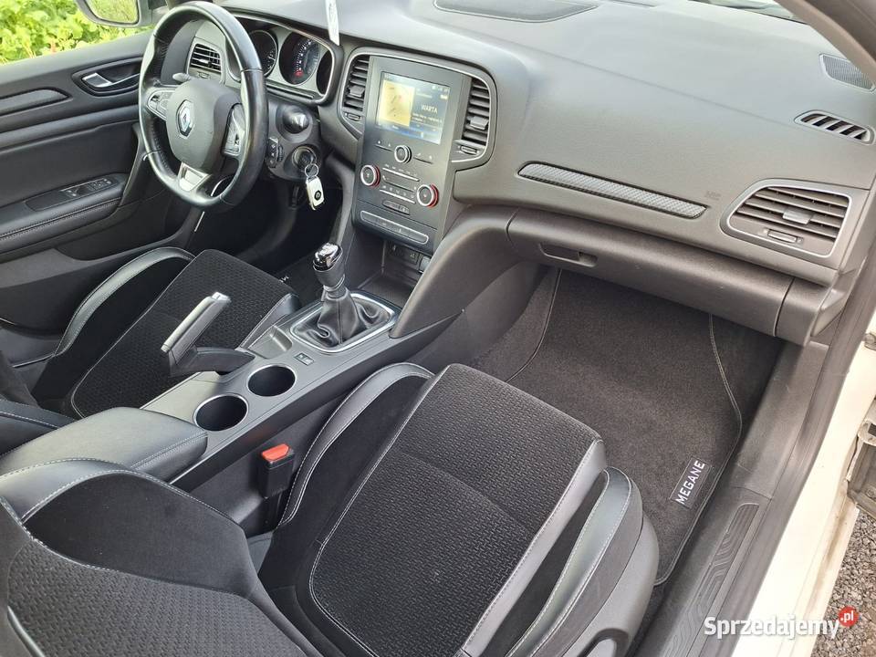 Renault Megane 15dci 2019 Półskóra klima system Start-Stop Łąkociny