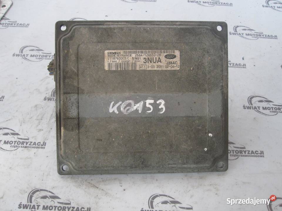 FORD FIESTA MK6 13 B komputer sterownik silnika osobowe