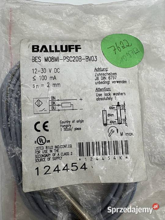 Balluff BES M08MIPSC20BBV03 Warszawa sprzedam