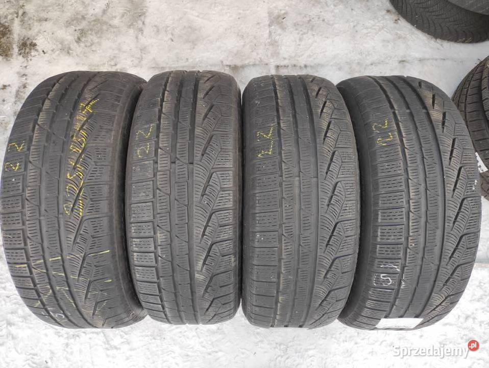 4x opony zimowe 22555R17 Pirelli Sottozero 17cale podkarpackie Dukla