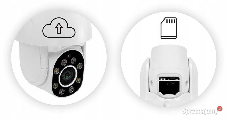 KAMERA ZEWNĘTRZNA OBROTOWA IP WIFI MONITORING Białystok sprzedam