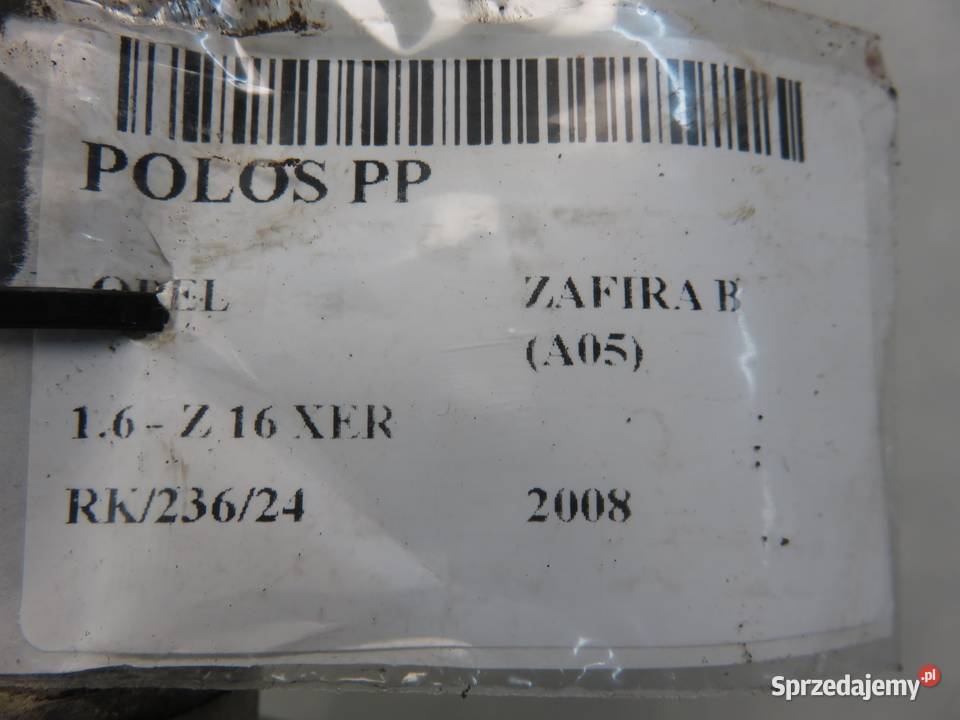 PÓŁOŚ PRAWA PRZEDNIA OPEL ZAFIRA B 16 B