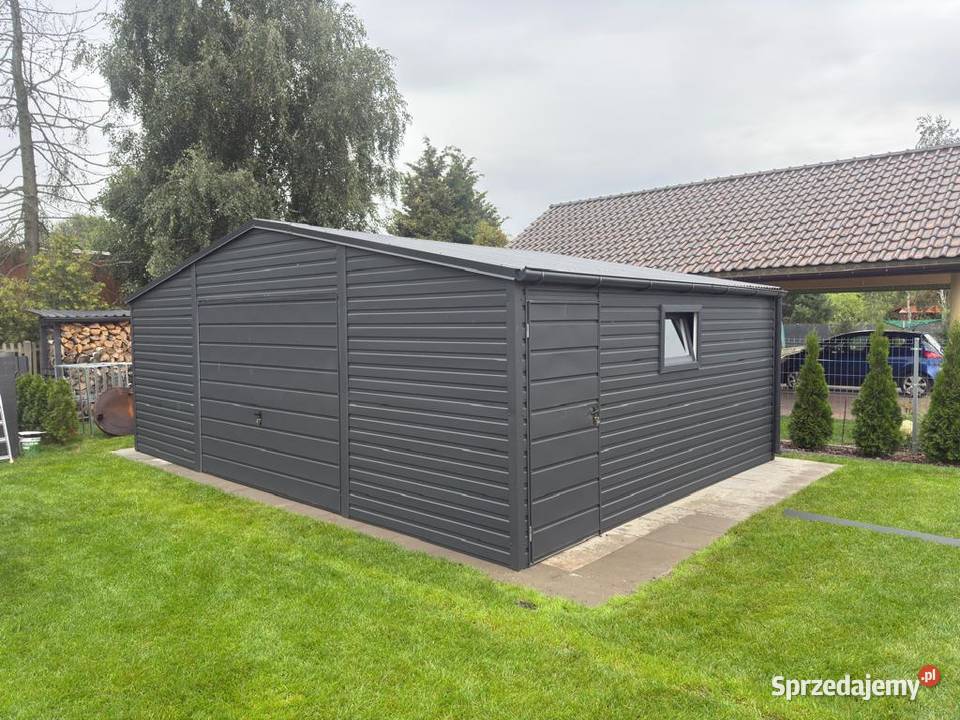 Garaż blaszany Antracyt 7016 Poziom profil Skarżysko-Kamienna
