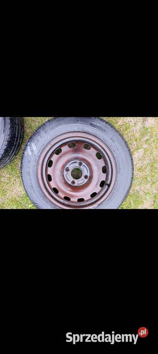 Koła felgi stalowe z oponami 14 4x108 audi 80 Chojeniec-Kolonia