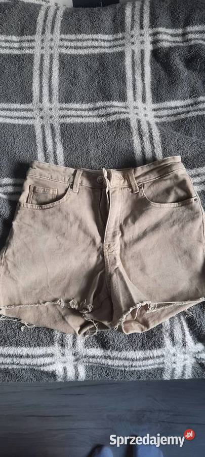 Spodenki beżowe jeansowe Krótkie
