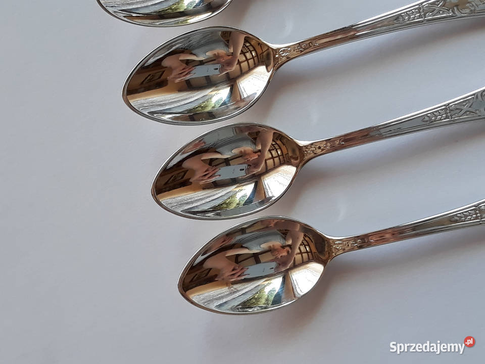 Posrebrzane łyżeczki do kawy mokki wz ROMAŃSKI Dąbrowa Górnicza