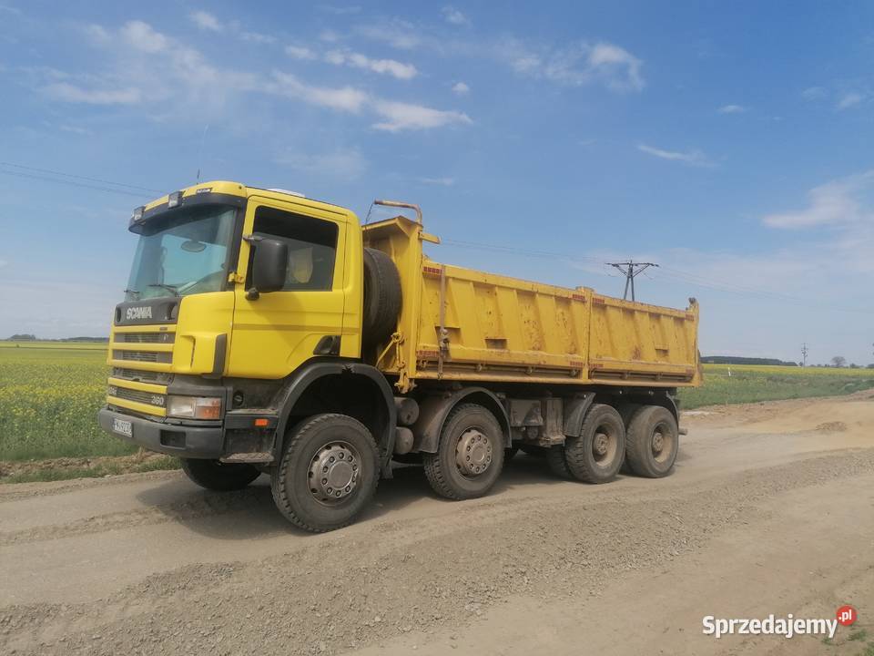 Scania 124C wywrotka 8x6