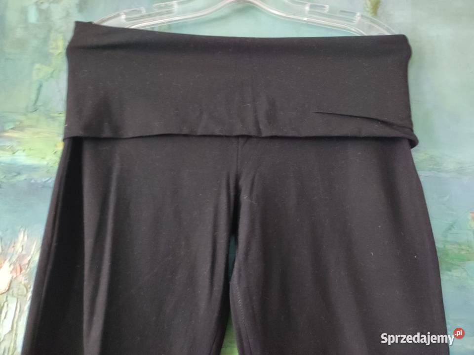 czarne spodnie dresowe fitness rowerowe legginsy Moda i Styl Kielce